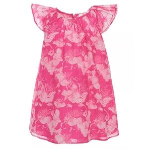 LoveShackFancy Pink Floral Dress